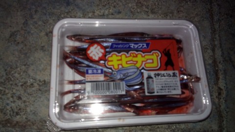 太刀魚の餌 フィッシングマックスの赤キビナゴの画像