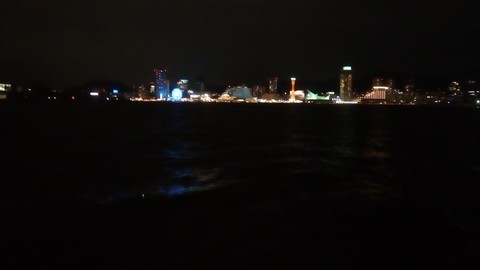 釣り場 神戸 北公園 対岸の夜景