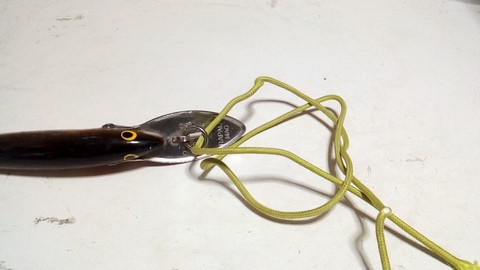 釣り糸や針の結び方　ループノット (3)