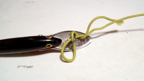 釣り糸や針の結び方　クリンチノット (3)
