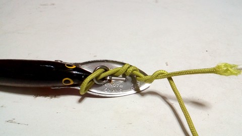 釣り糸や針の結び方　クリンチノット (4)