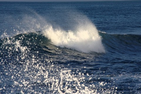 強い波の画像
