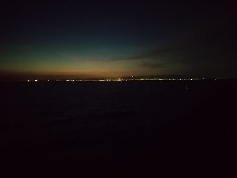 夜の大阪湾